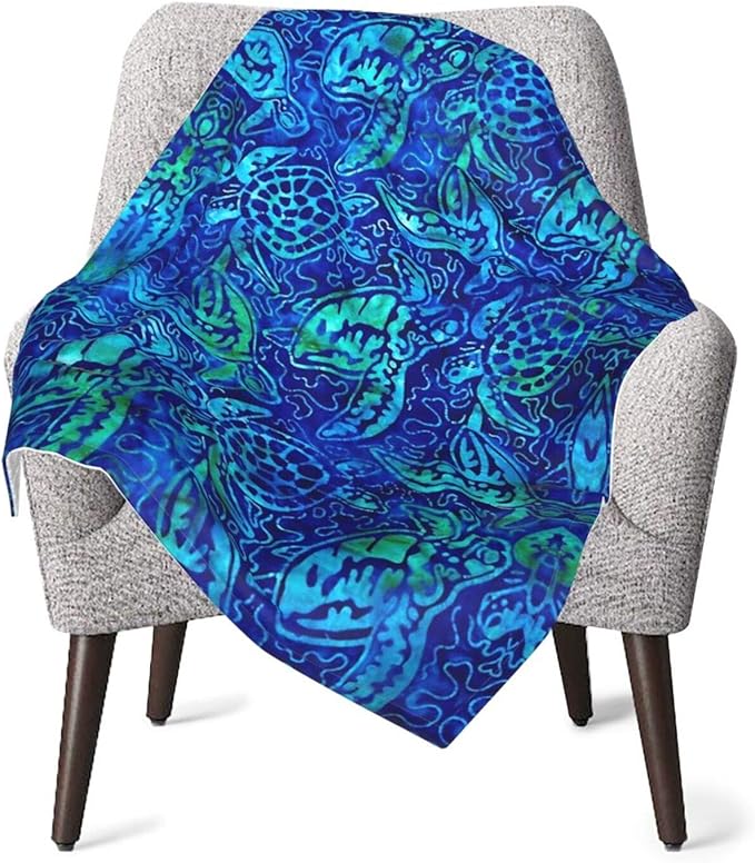 Animals Sea Turtle Baby Plush Blanket,Super Soft Warm Throw
