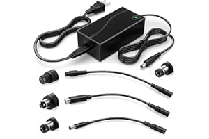 LOQDIVR 42V 2A Replacement Charger for 42V/36V Electric Scooter Ebike Lithium Battery, Scooter Charger for Gotrax, Jetson, Swagtron, Brid, Segway, Razor, Sisigad, Xiaomi and More