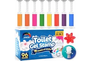 JAVCO -96 Flowers- Flower Toilet Gel Stamp | Toilet Scent Fresheners (Mix Scent)