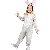 Toddler Funny Bunny Costume, Girl's Bunny One-piece, Fuzzy Rabbit Dress Up Outfit