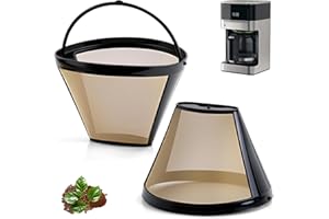 Cone Coffee Filters Basket Compatible with Braun Coffee Maker, Coffee Maker Accessories for Braun Brewsense 12-Cup Drip Coffe