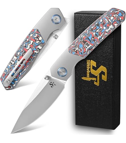 Amazon.com : Sitivien ST273 Folding Knife, S90V Steel Blade
