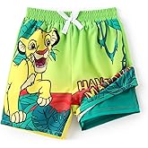 Disney Stitch Spiderman Star Wars Cars Toy Story Mickey Boy Swim Trunks UPF50+Swim Shorts Compression Liner & Quick-Dry 6M-9Y