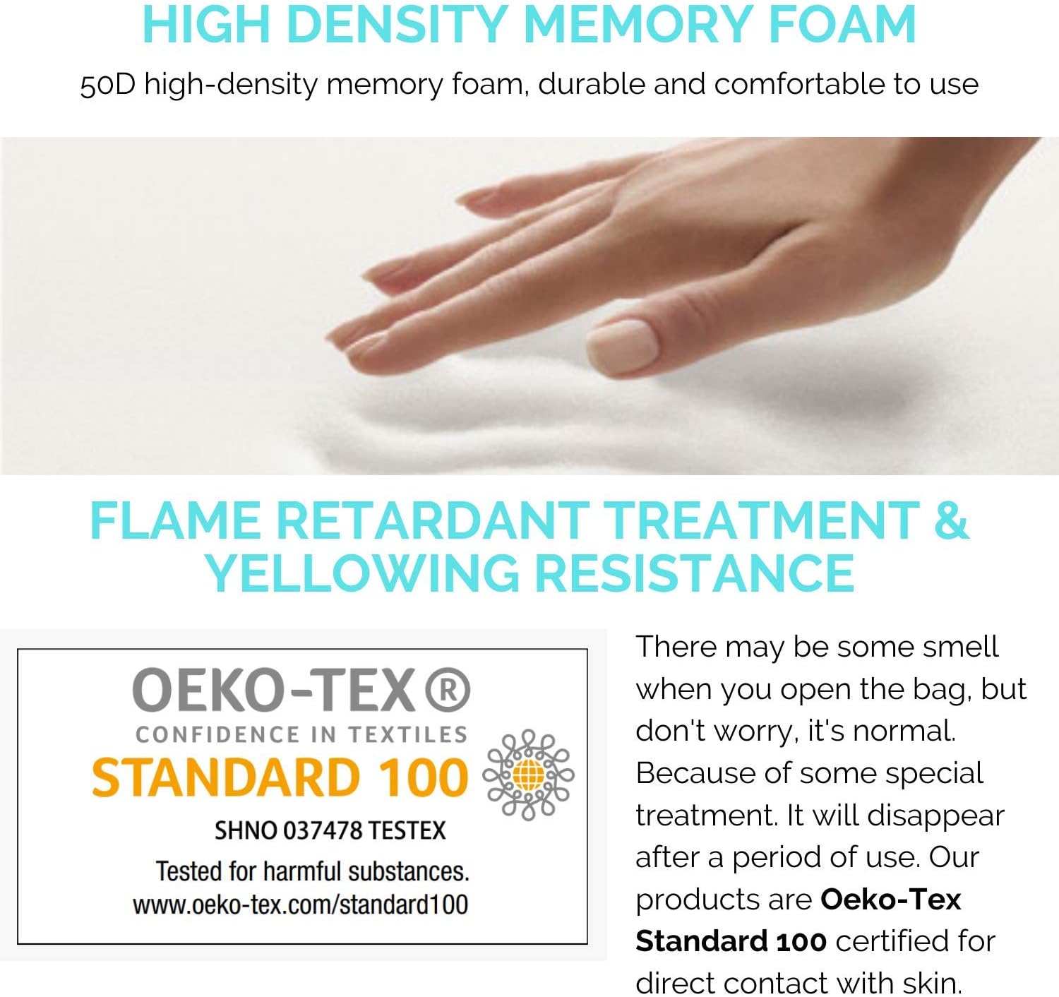 EcoLifeDay Extra Thick Chair armrest Cushions Elbow Pillow Pressure Relief Office Chair Gaming Chair armrest with Memory Foam armrest Pads 2-Piece Set of Chair : Office Products