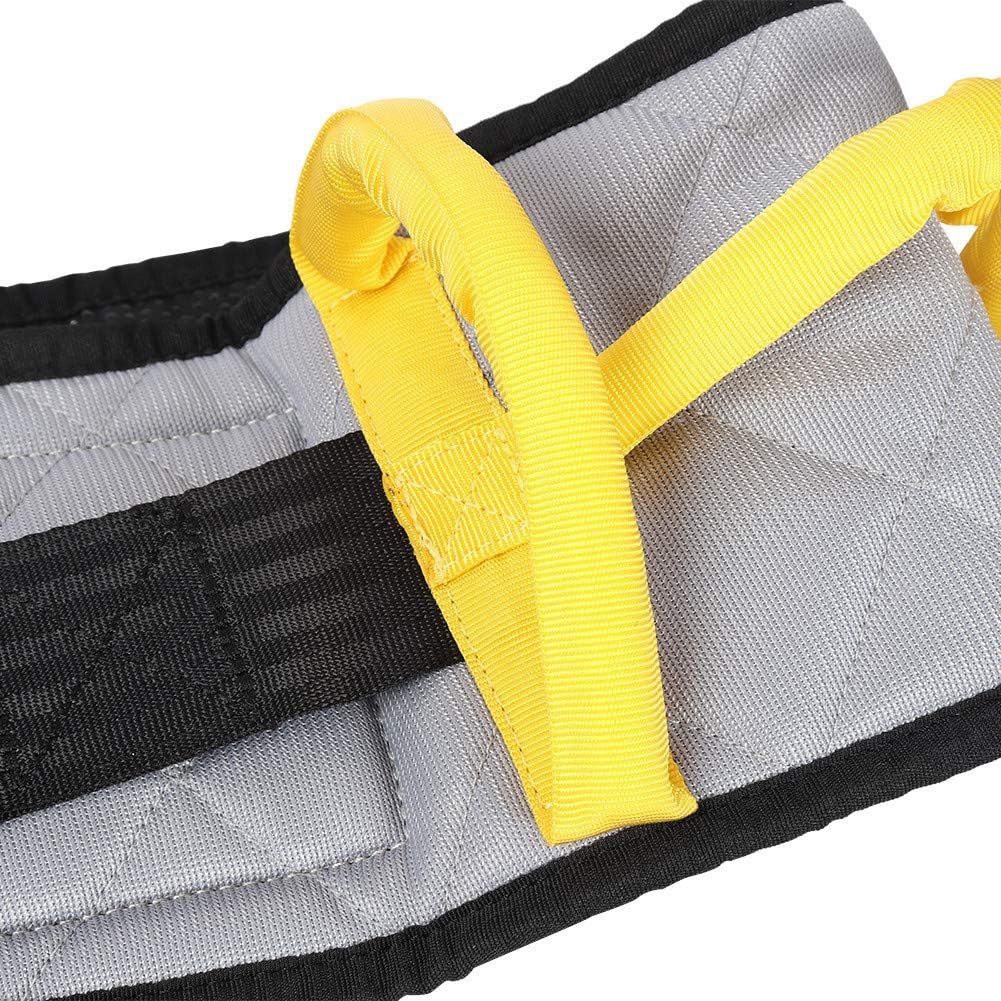 Fushida Padded Gait Belt with Handles,Medical Assistance Strap for Disabled Seniors,High Quality Transfer Belts for Patients Standing Support and Aids,Gray 46 X 5.5 Inches,FYH938: Health & Personal Care