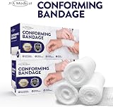 JFA Medical Conforming Bandage 7.5cm x 4m Pack of 12 Gauze Bandages view 4