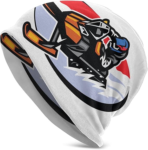 SkiDoo Popular Unisex Casual Beanie Hat Loose Knit Hat Black at Amazon