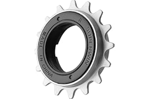 Hycline Single Speed Bike Freewheel: 16/18/20/22/24T Compatible with 1/2''×1/8'' Bicycle Freewheel - Threaded Type Freehub Replacement Parts