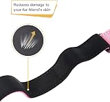 HEELE Reflective Dog Collar Pink XS 20-30cm 2cm Nylon Neoprene Padding view 5