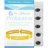 Dr. Ohhira&rsquo;s Probiotics Professional Formula &ndash; 5-Year Fermented Japanese Probiotic with Prebiotics, Probiotics &amp; Postbiotics &ndash; 13-Strain Shelf-Stable Gut Support &ndash; 120 Vegetarian Softgels
