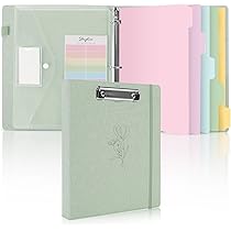 Amazon.com : SKYDUE Clipboard Binder with Dividers,1 Inch