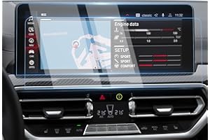 Karltys 2 Pack Screen Protector for 2022-2025 BMW X3 X4 12.3-Inch Touchscreen, 9H Tempered Glass Screen Protector for BMW X3 Accessories, Anti Glare Anti Fingerprint Car Radio Screen Cover