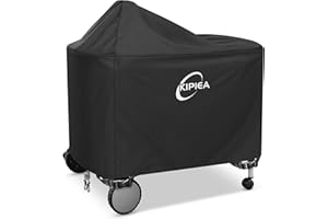 Kipiea 500D Heavy Duty Grill Cover for Weber 22 Inch Premium Charcoal - Performer Grill Cover with 4 Buckles, Wind Resistant 