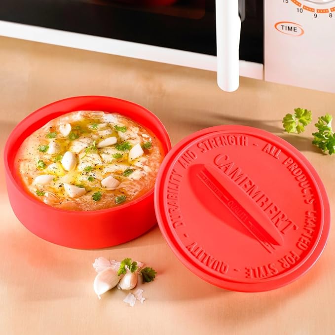 UPP Recipiente de silicona para microondas, horno, para hacer tortillas, con forma circular