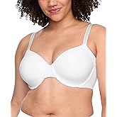 Warner's Womens No Side Effects Seamless Underarm-Smoothing Comfort Underwire Lightly Lined T-Shirt Bra Ra3061a