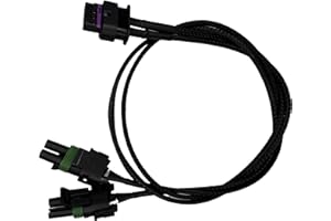 APPOCAT Fog Light Wiring Harness,Plug and Play,Fit for Harley Davidson 2023.5-Later CVO, 2024 Street Glide,Road Glide,2024 CVO/ST Road Glide add Baja s1/S2/Squadron Pro/Sport (S1S2)