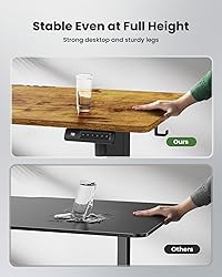 Marsail Electric Standing Desk with LED