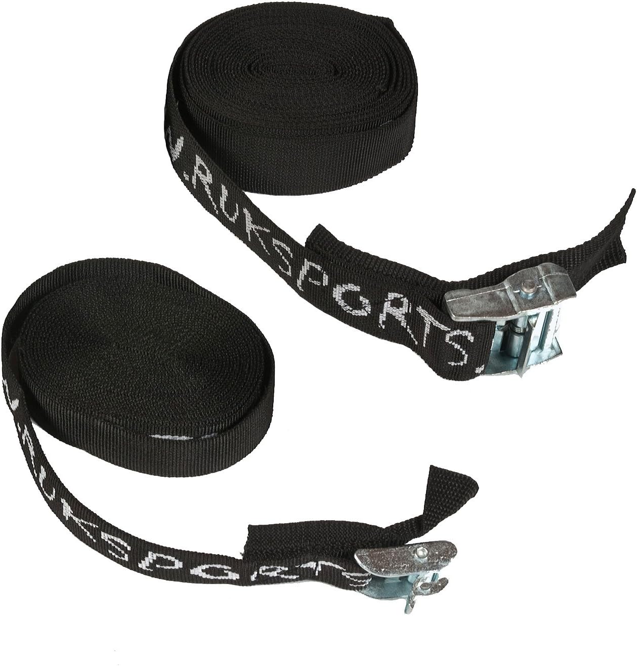 RUK 3m Roof Rack Straps / Strops [Pair]