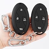 TANDRIVE Key Fob Cover for Hyundai 2026 2025 2024 Tucson Elantra Santa Fe Kona Sonata IONIQ, 4 5 7-Button, Silicone, 2-Pack, 