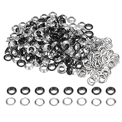 HARFINGTON 200 Set Color Round Grommets 8mm
