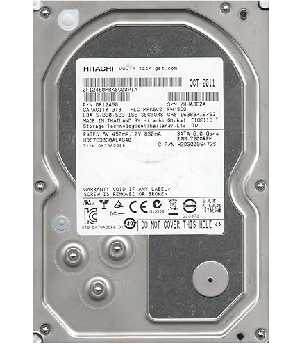 Amazon.com: Seagate Enterprise Capacity ST3000NM0005 3TB 7200RPM