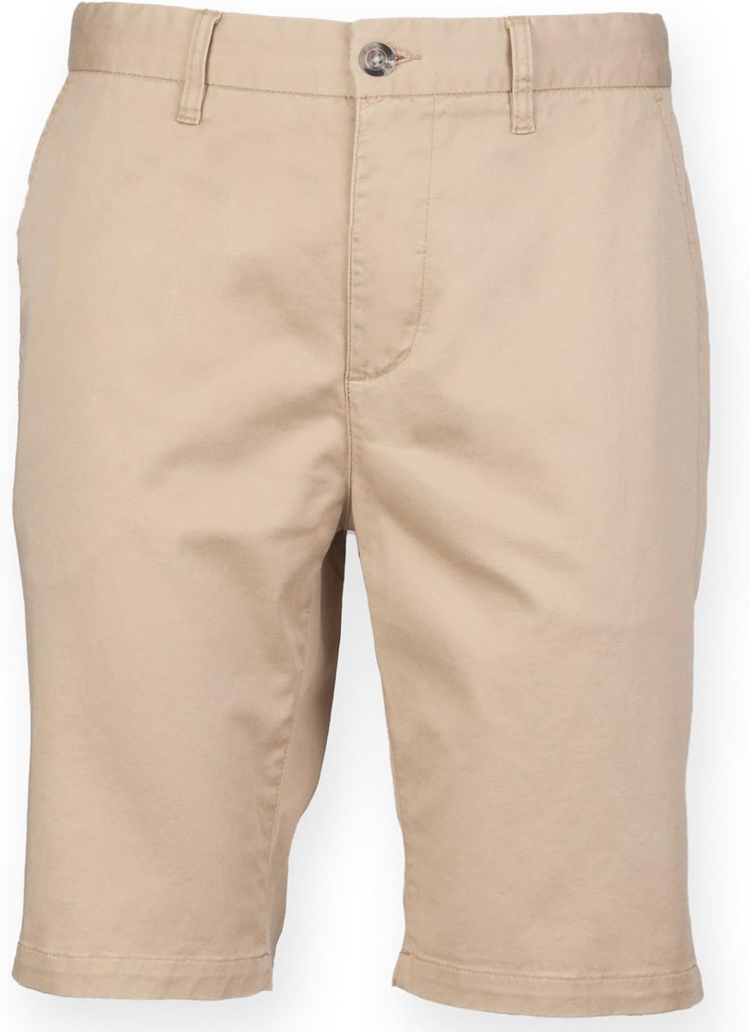 Front Row Mens Stretch Chino Shorts Navy or Stone / 2840 Inch Waist
