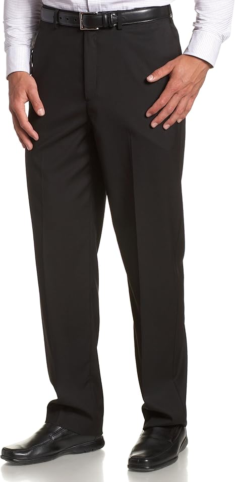 Savane Men S Select Edition Flat Front Gaberdine Dress Pant At