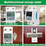 DEWIN KWh Meter 220V 5(80)A Digital Single Phase 2 Wire DIN Rail Electric Meter view 3