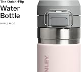 Stanley Quick Flip 0.47L Stainless Steel Water Bottle Rose Quartz view 3
