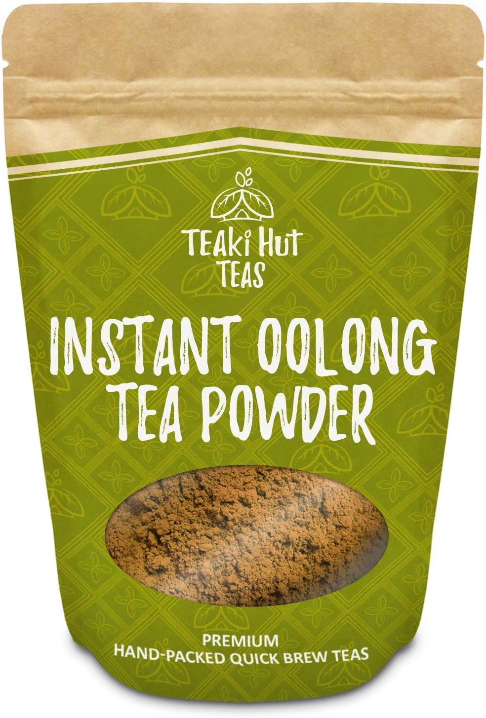 TEAki Hut Organic Instant Oolong Tea Powder (4 oz / 80 Servings)