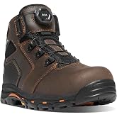 Danner Vicious Composite Toe Work Boots for Men | Full-Grain Leather, Breathable, GORE-TEX Lining, Speed Lace System &amp; Non Slip Heel Outsole, EH Protection