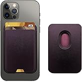 iLodn Magnetic Wallet Compatible with MagSafe for iPhone 17 16 15 14 13 12 Pro Max Air Plus Model, Mag 3 Safe Card Holder Stick on Accessories for Cell Phone & Case, Modena