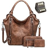 lapsting Hobo Bags for Women Handbags Purse Ladies Boho Shoulder Bag Crossbody Purses Faux Leather