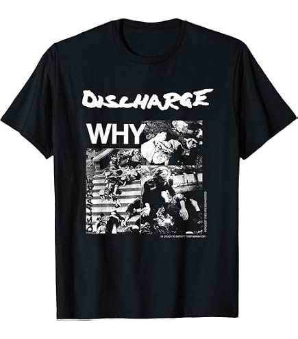 Amazon.com: Discharge - Never Again - Official Merchandise T-Shirt