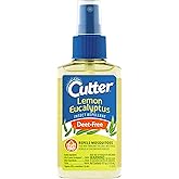 Cutter Lemon Eucalyptus Insect Repellent 4 Ounces, DEET-Free Pump Spray