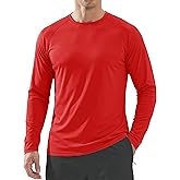 Boladeci Men's UPF 50+ Sun Protection UV SPF Shirts Long Sleeve Lightweight Quick Dry Swim T-Shirts Rash Guard