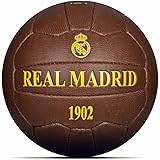 Real Madrid CF - Balón de fútbol modelo Retro Heritage (Talla ...