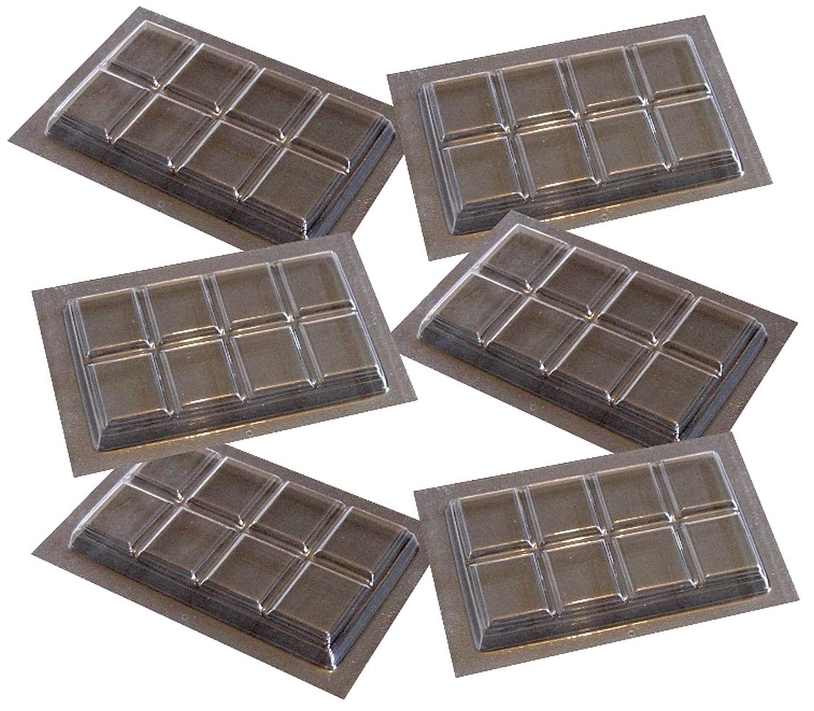6 x Plain Chocolate Bar Moulds