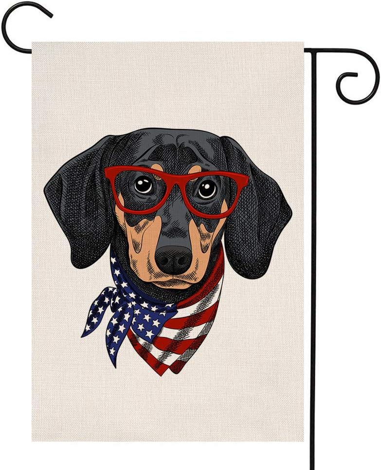 Best Dachshund Garden Flag