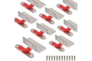 Cabinet Magnets Mousike Adhesive Strong Magnetic Door Catch Stainless Steel Kitchen Magnetic Latch Used to Close Cupboard Cabinet Closet Door Drawer(Silver 8Pack)