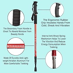Aihoye Hiking Trekking Poles, 2 Pack