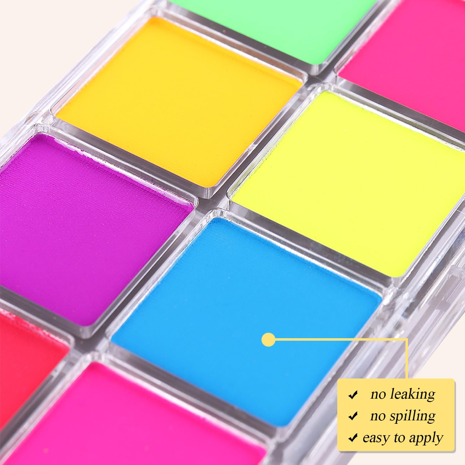 Fcozpjk Neon Phosphor Pigment Powder Set 10 Colors Solid Neon Pigment Powder for Nails Fluorescent Nail Glitter Aura Nail Powder Summer Nail Decoration Ombre Gradient Rub Dust Manicure Glitter - Image 4