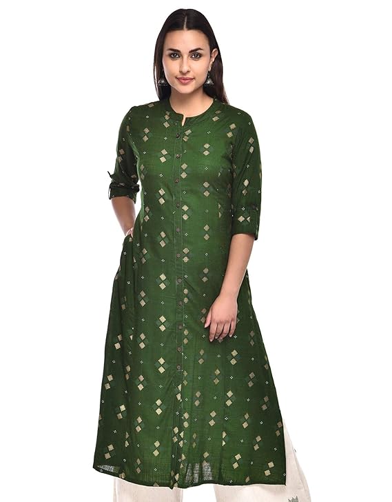 Women's Cotton A-Line Kurta