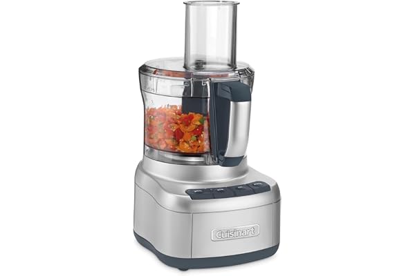 Cuisinart Elemental 8-Cup (2L) Food Processor, 350W, Silver (FP-8SVEC)