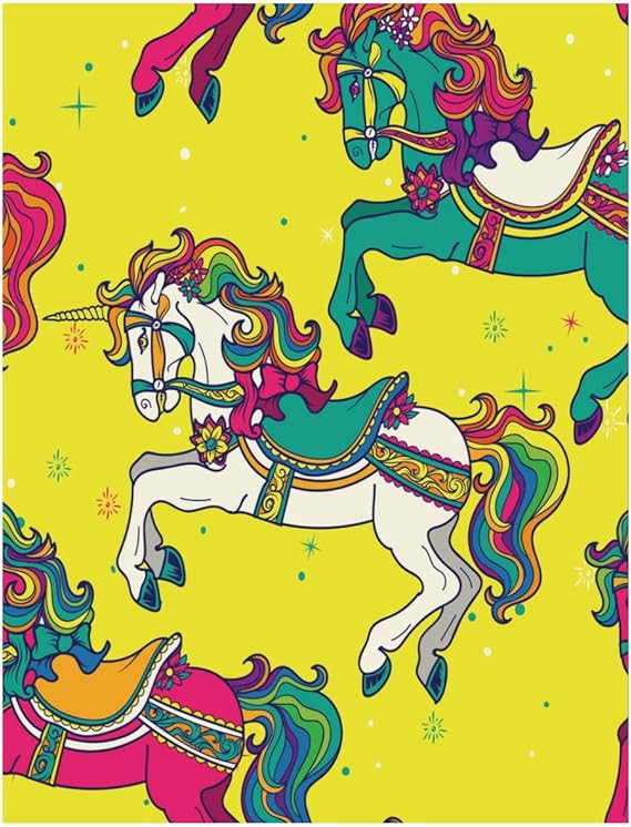 Amazon.com: 5d DIY Diamond Art Kits for Adults Amusement Park Carousel