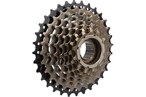 8 Speed Bike Freewheel 13-32T, Threaded Freewheel for Mountain Bike, Steel Bicycle Freewheel Compatible with 8-Speed Cassette