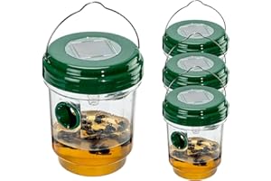 PIROSIM 4 Pack Wasp Traps Outdoor Hanging