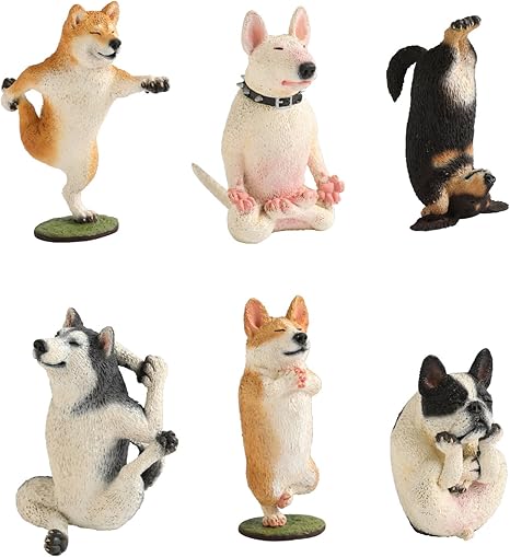 Amazon Animal Life 犬のヨガマスター 1box 6個入 ロボット 子ども向けフィギュア ホビー