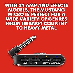 Fender Mustang Micro Headphone Amplifier, with