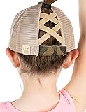 Funky Junque Little Girls Baseball Cap with Criss